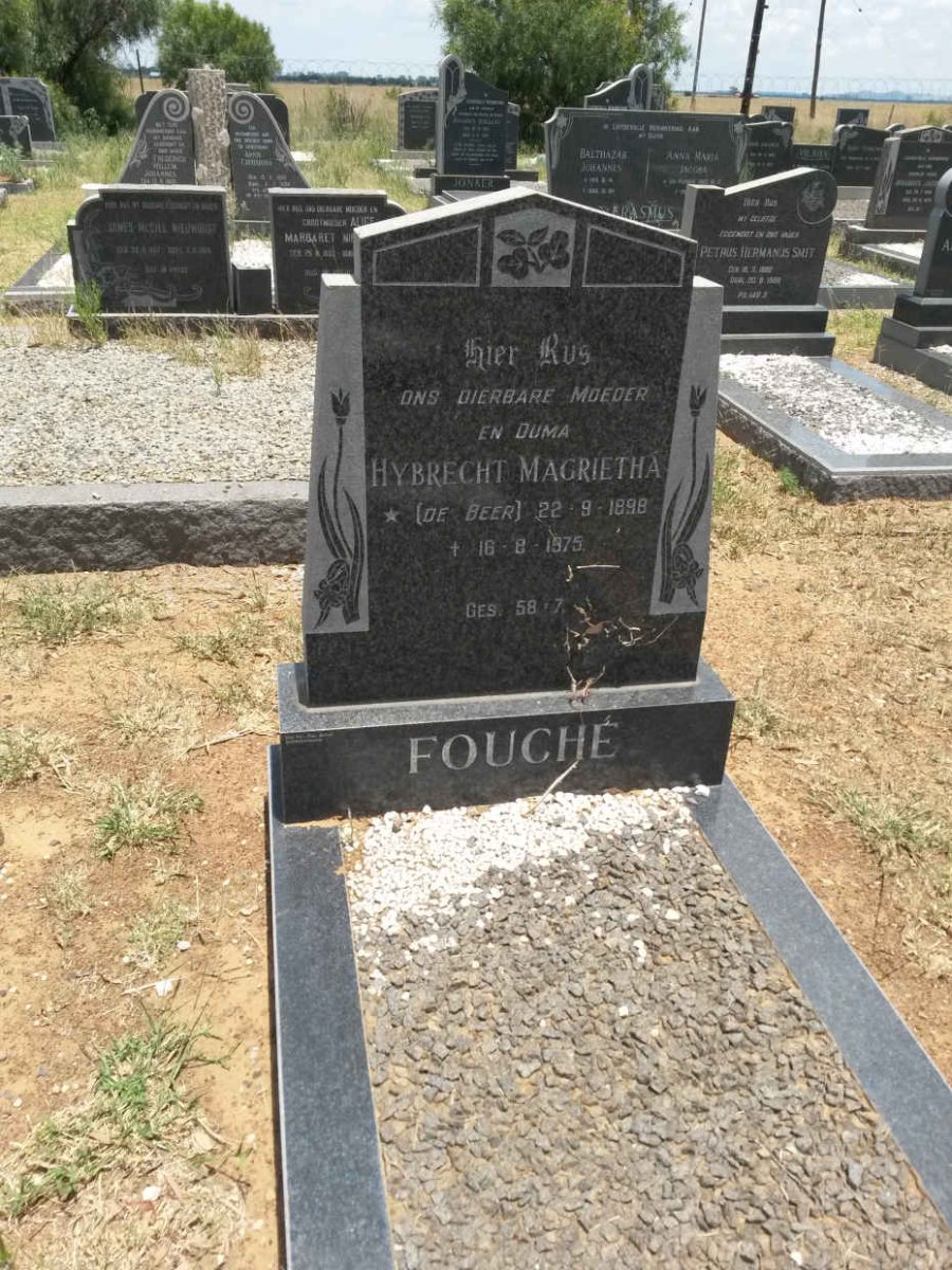 FOUCHÉ Hybrecht Magrietha DE BEER 1898-1975
