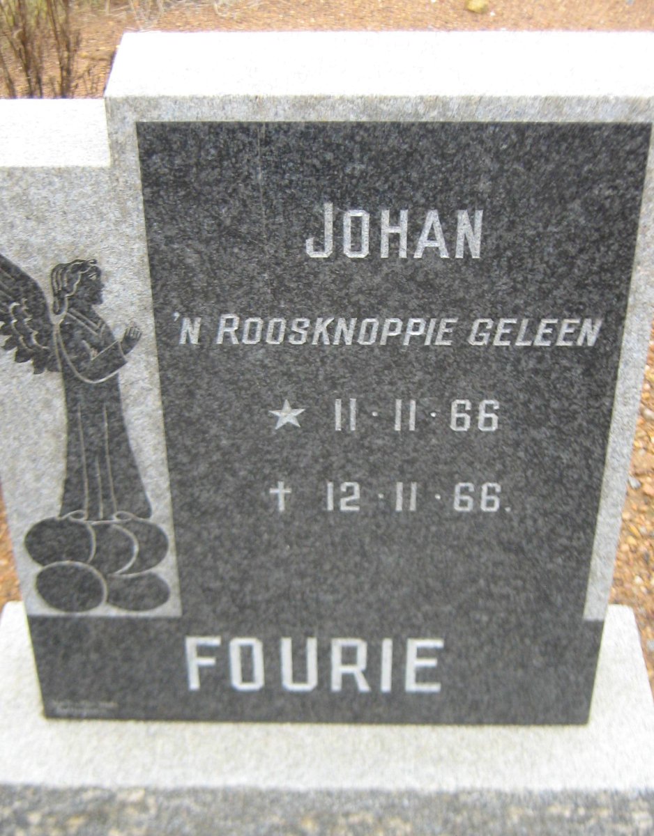 FOURIE Johan 1966-1966