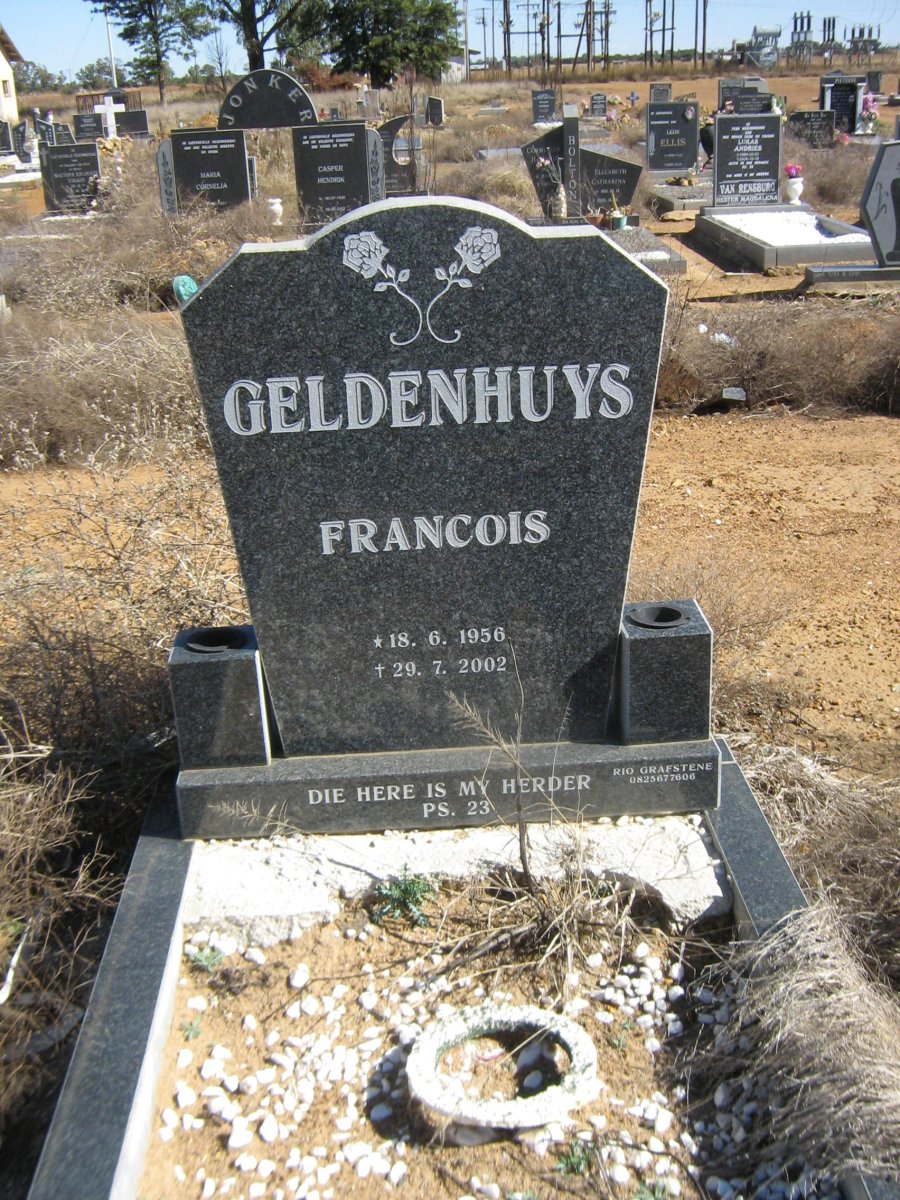 GELDENHUYS Francois 1956-2002