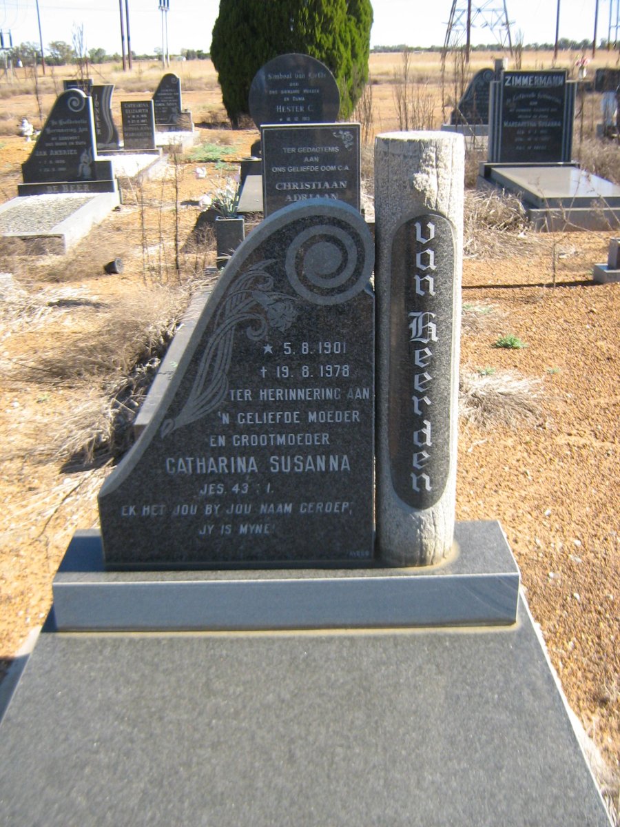HEERDEN Catharina Susanna, van 1901-1978