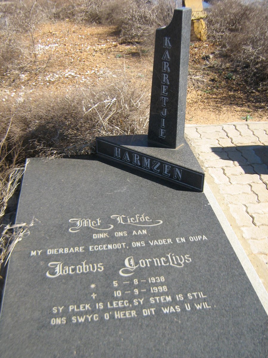HARMZEN Jacobus Cornelius 1938-1998