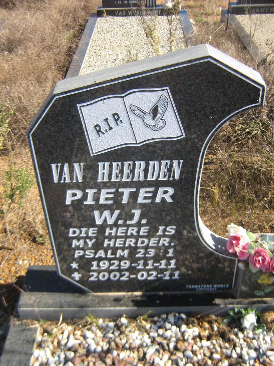 HEERDEN Pieter W.J., van 1929-2002