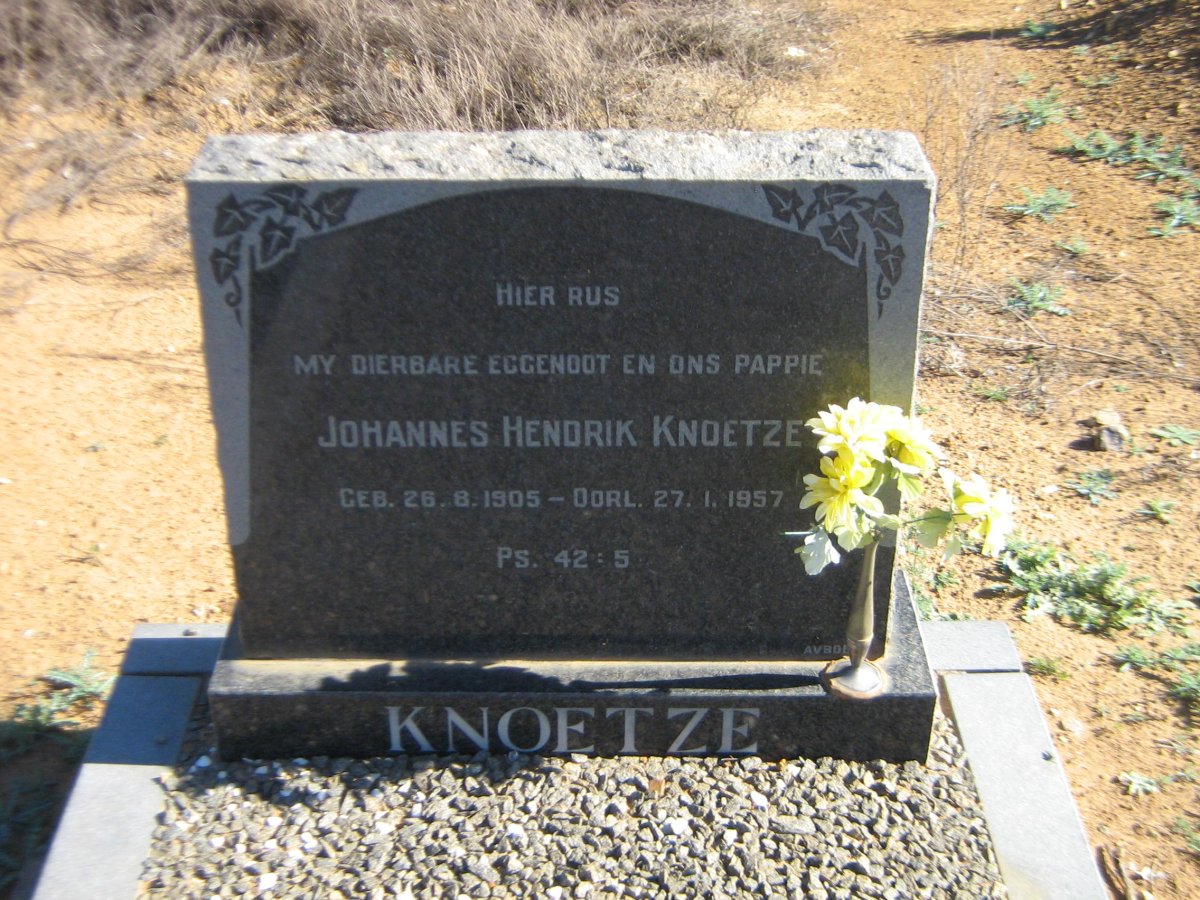 KNOETZE Johannes Hendrik 1905-1957