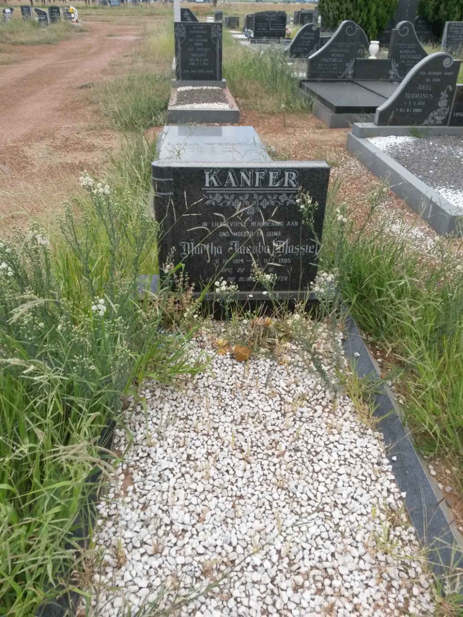 KANFER Martha Jacoba 1914-1985