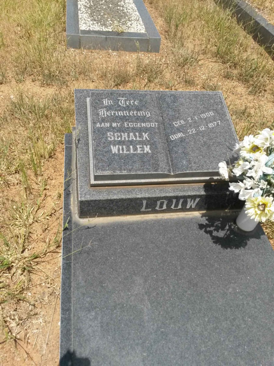 LOUW Schalk Willem 1900-1977