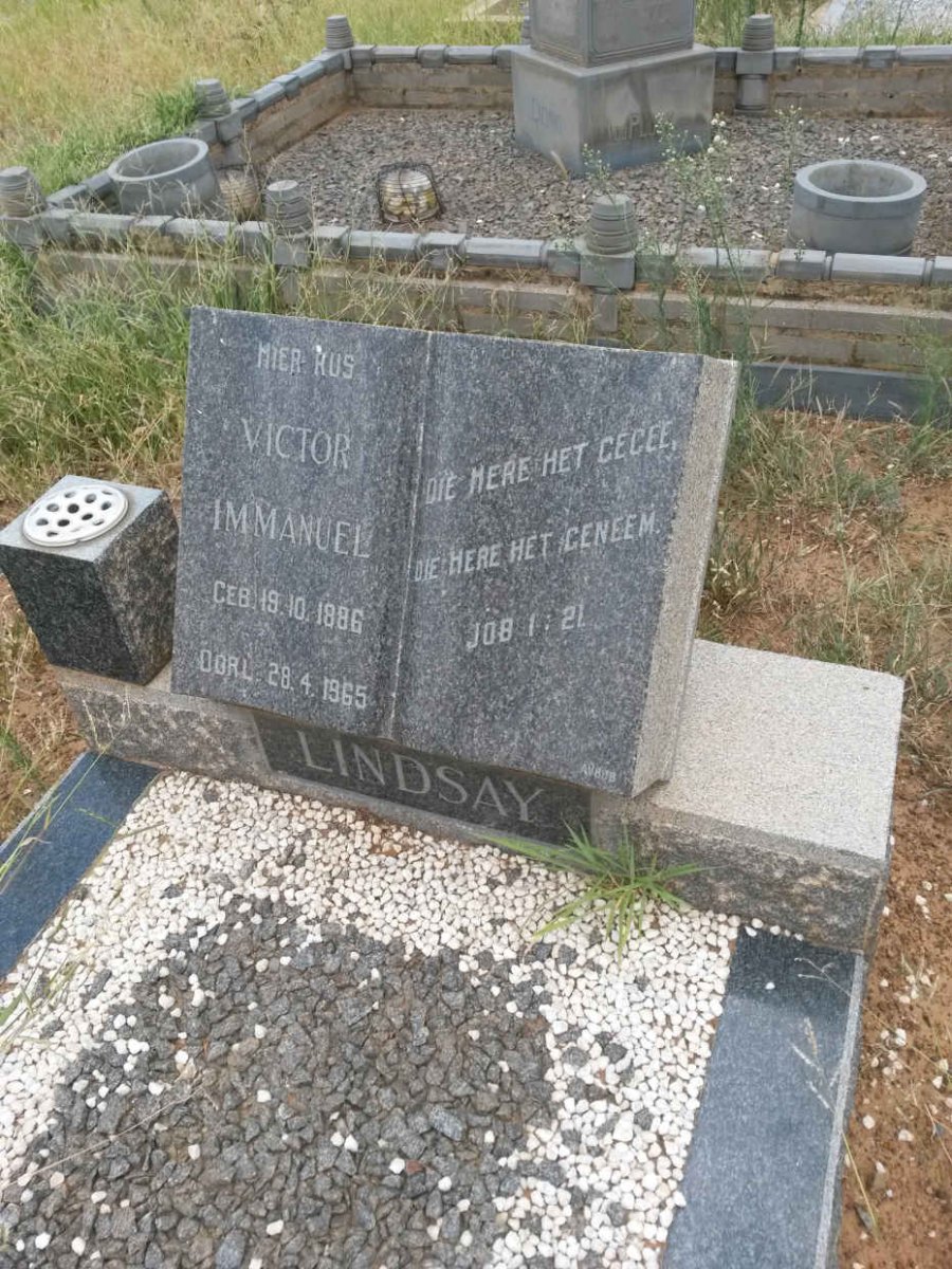 LINDSAY Victor Immanuel 1886-1965