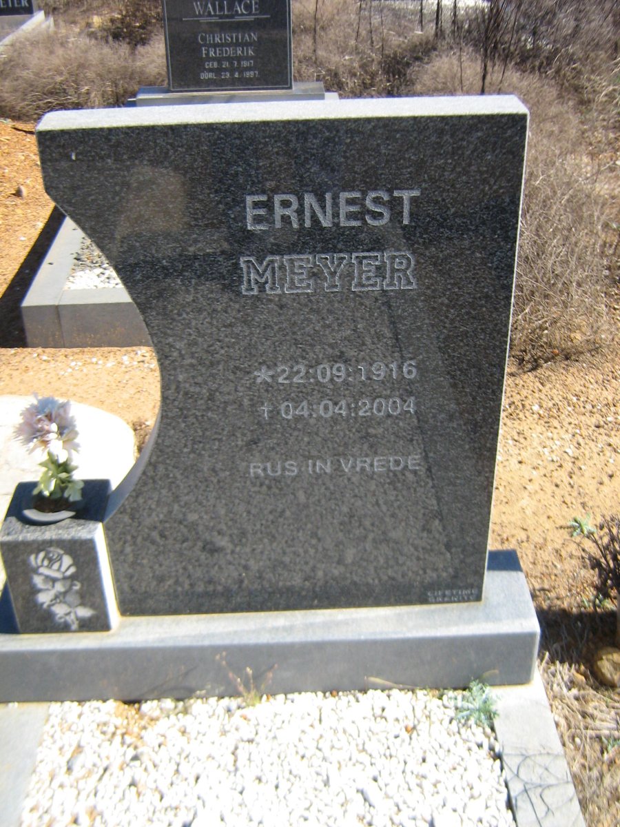 MEYER Ernst 1916-2004
