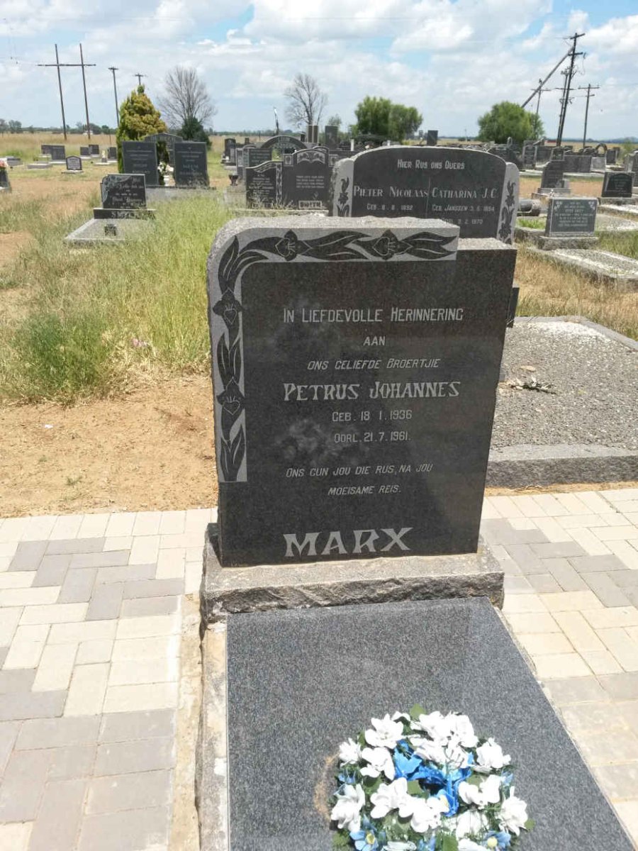 MARX Petrus Johannes 1936-1961