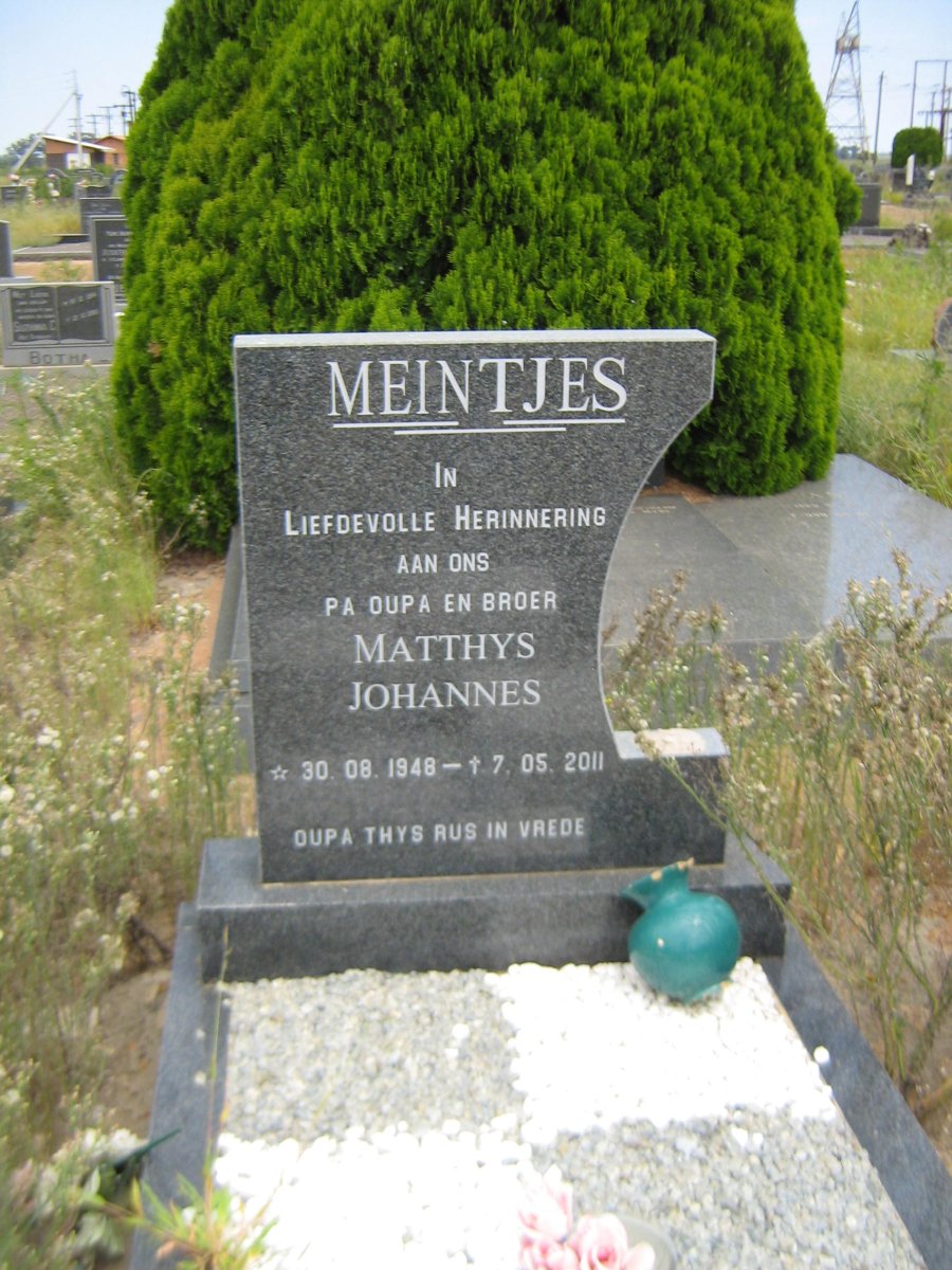 MEINTJES Matthys Johannes 1948-2011