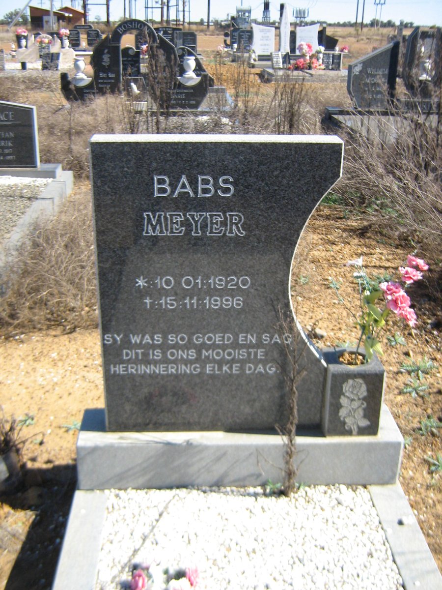 MEYER Babs 1920-1996