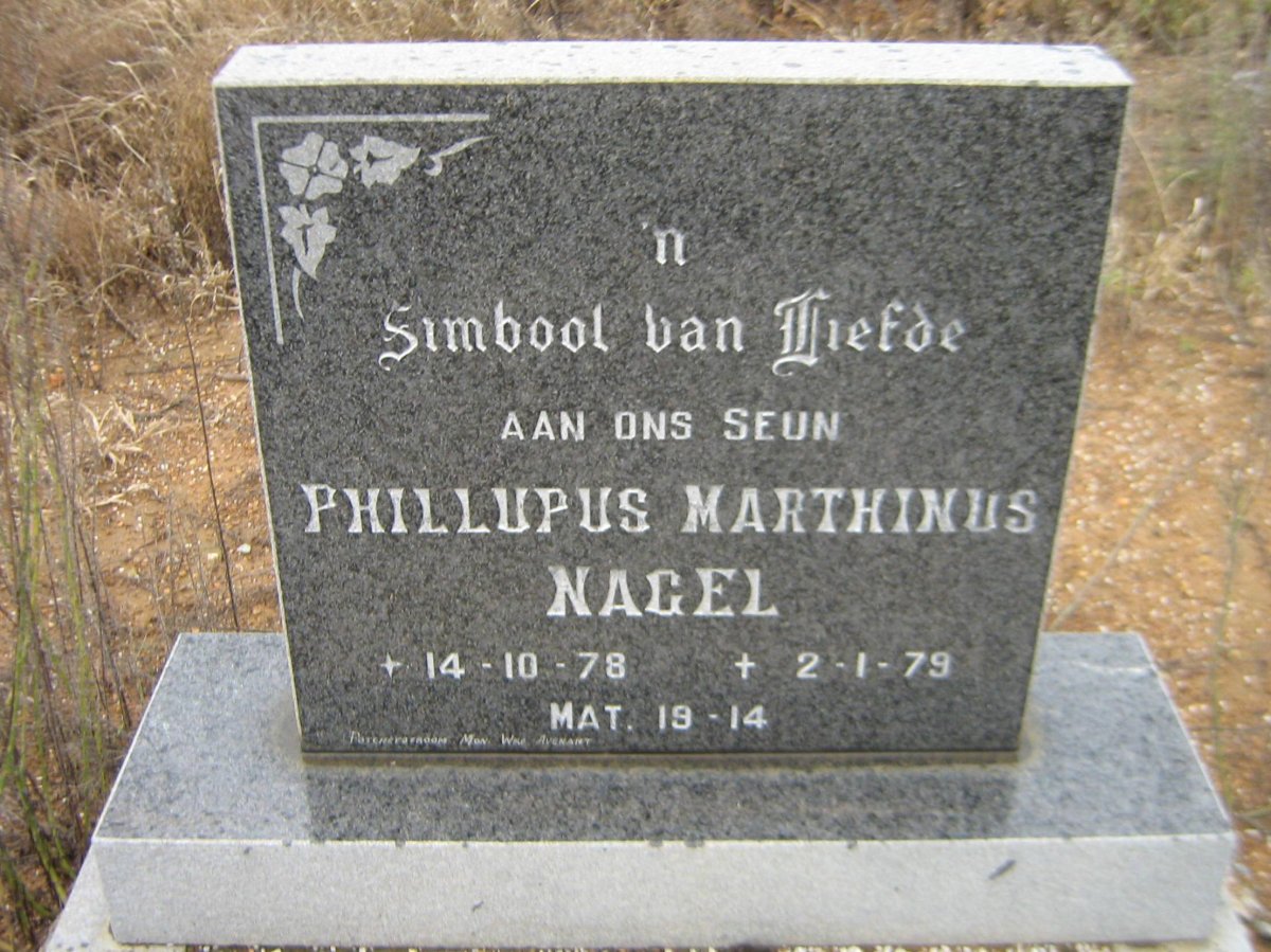 NAGEL Phillupus Marthinus 1978-1979
