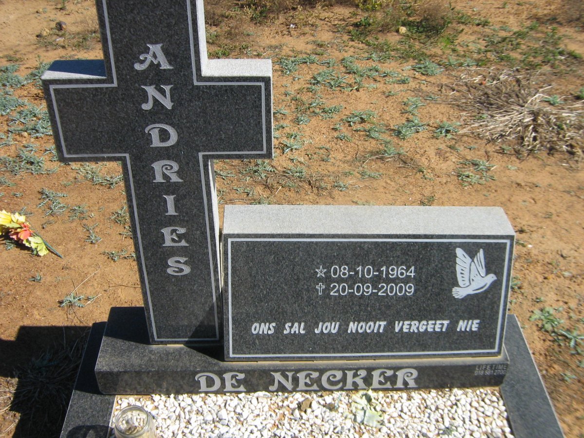 NECKER Andries, de 1964-2009