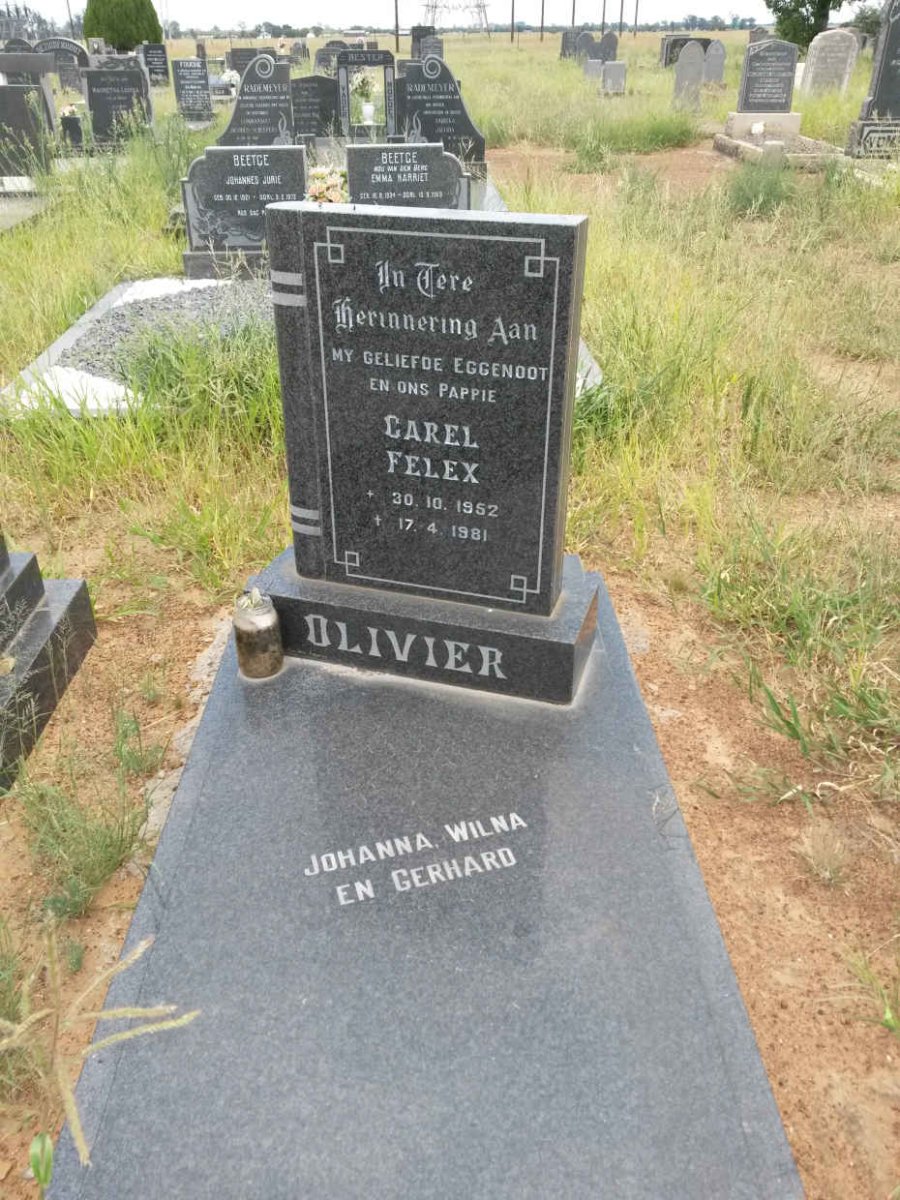 OLIVIER Carel Felex 1952-1981