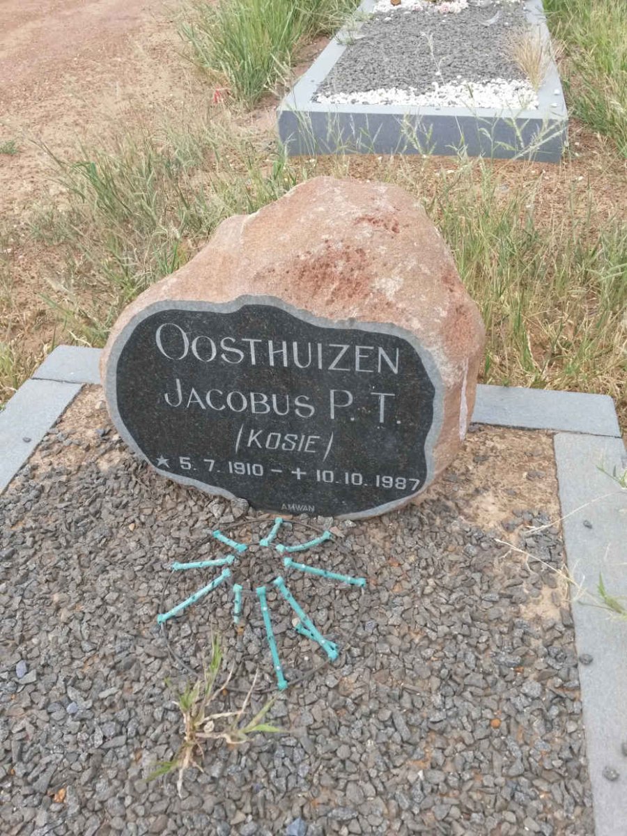 OOSTHUIZEN Jacobus P.T. 1910-1987