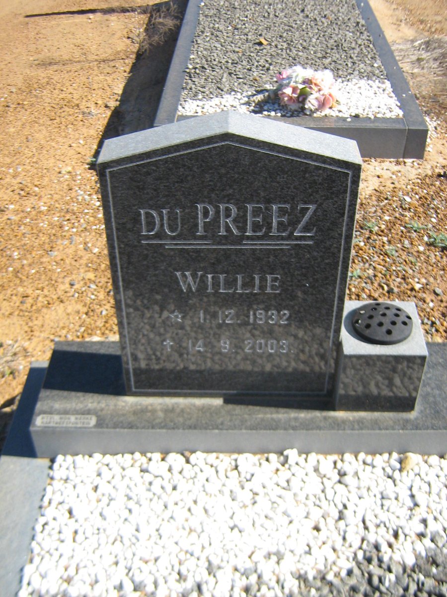 PREEZ Willie, du 1932-2003