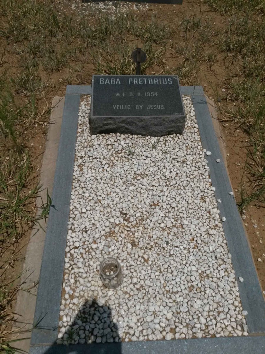 PRETORIUS Baba 1954-1954