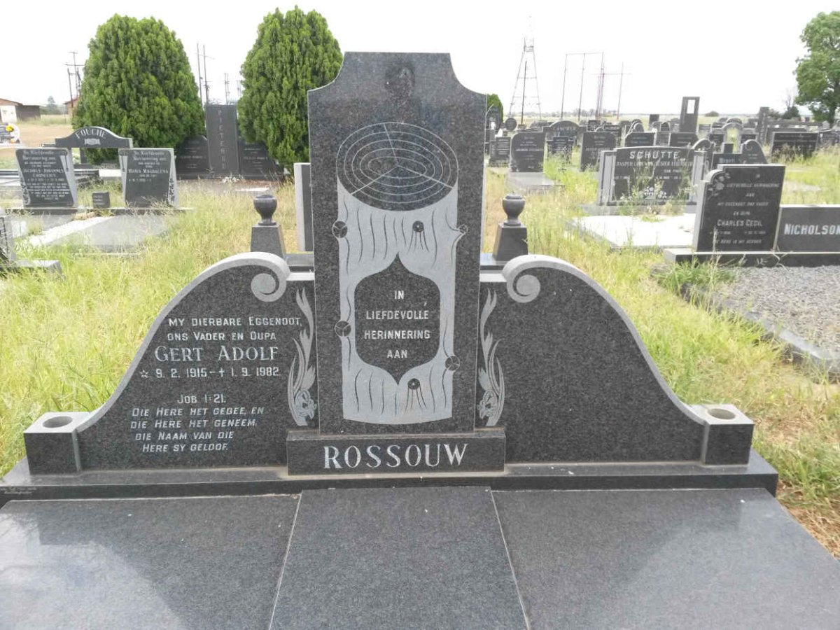 ROSSOUW Gert Adolf 1915-1982