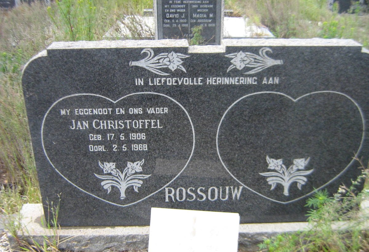 ROSSOUW Jan Christoffel 1906-1968
