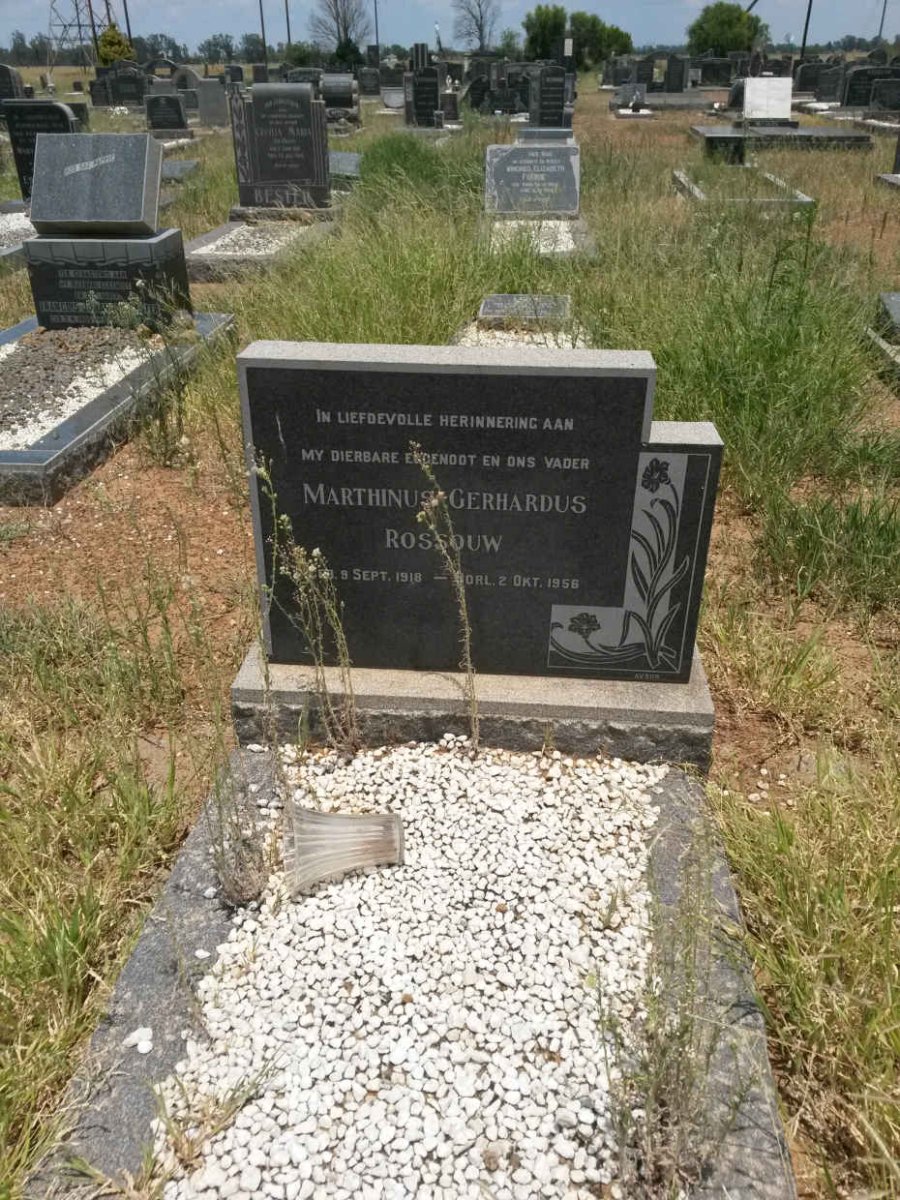 ROSSOUW Marthinus Gerhardus 1918-1956