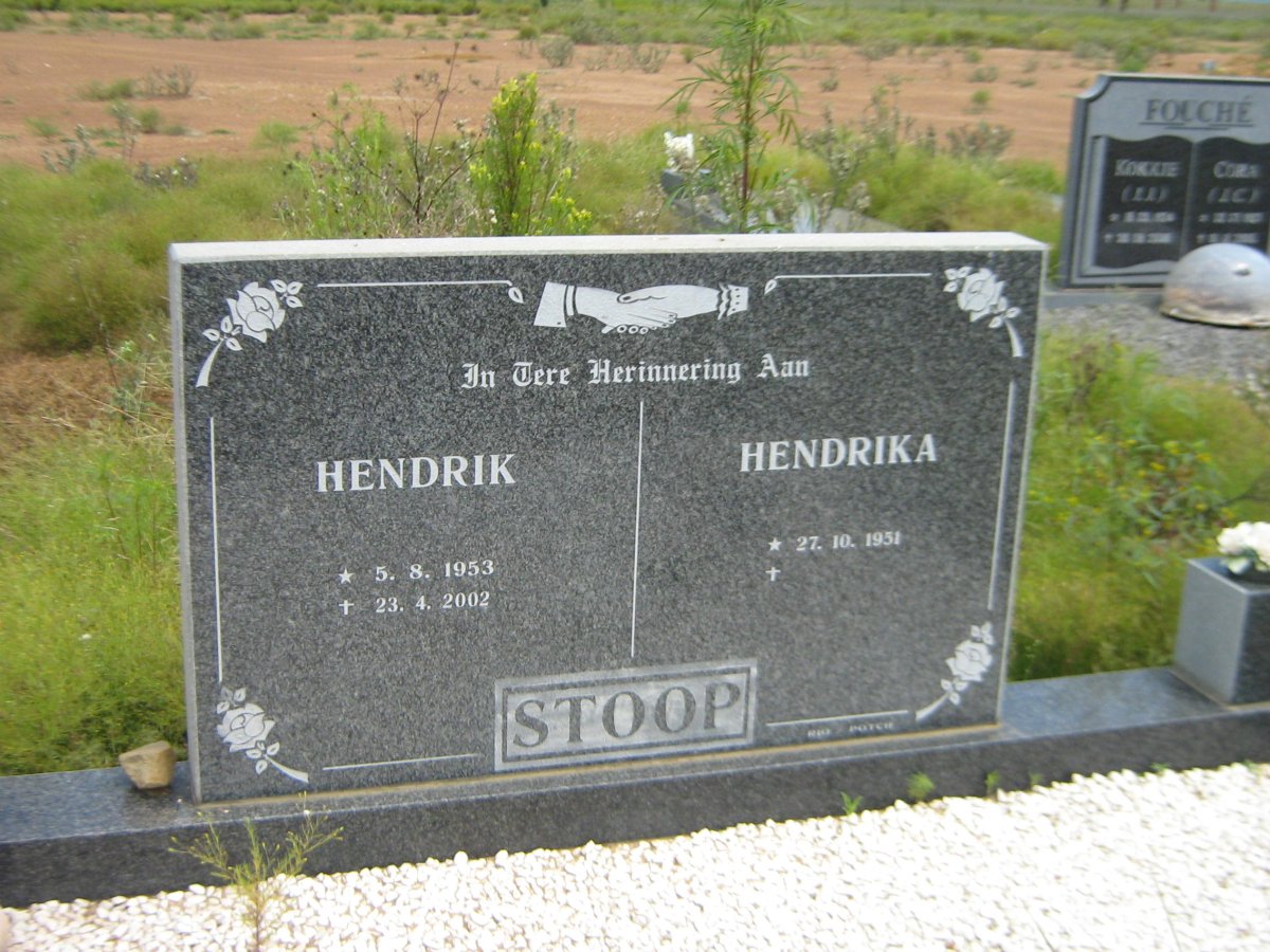 STOOP Hendrik 1953-2002 &amp; Hendrika 1951-