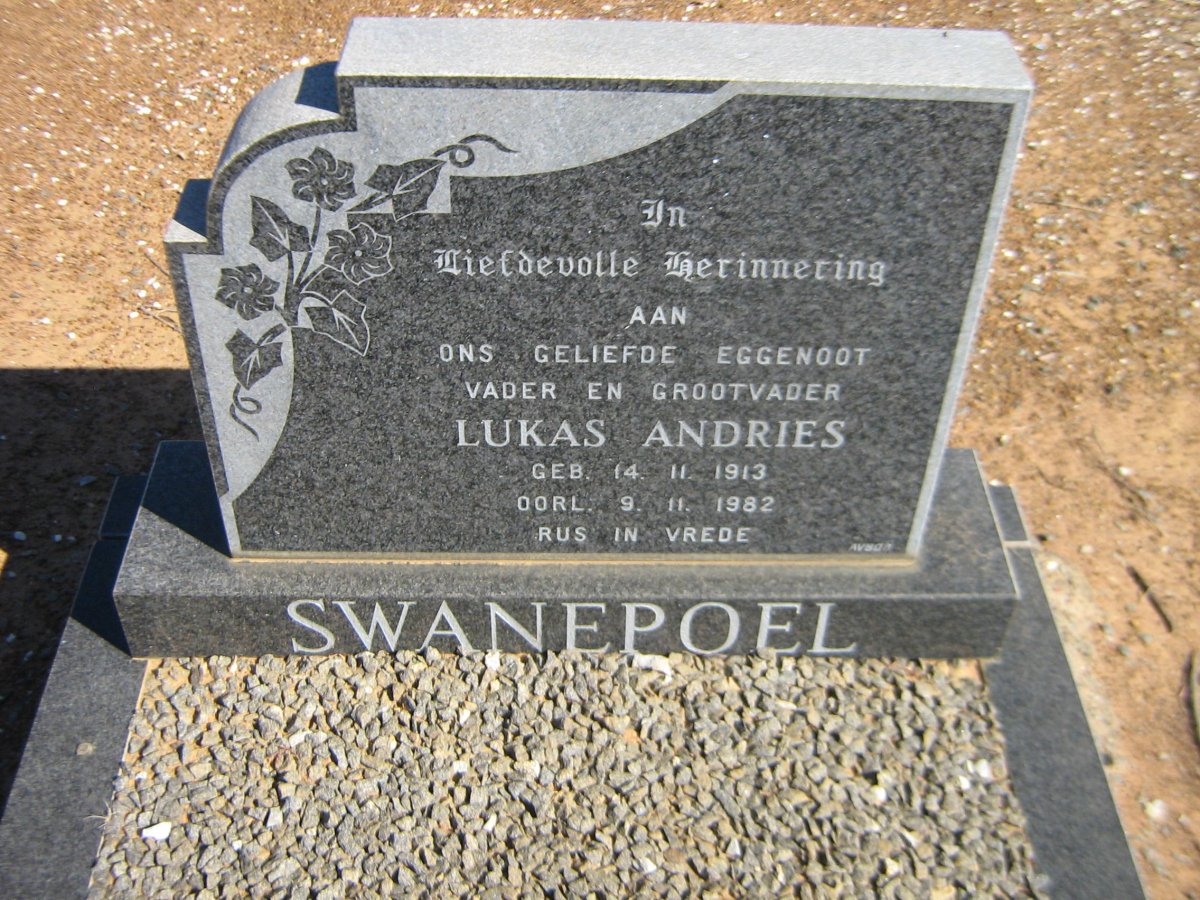 SWANEPOEL Lukas Andries 1913-1982