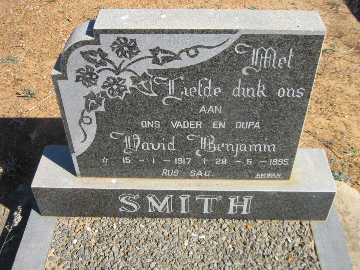 SMITH David Benjamin 1917-1995