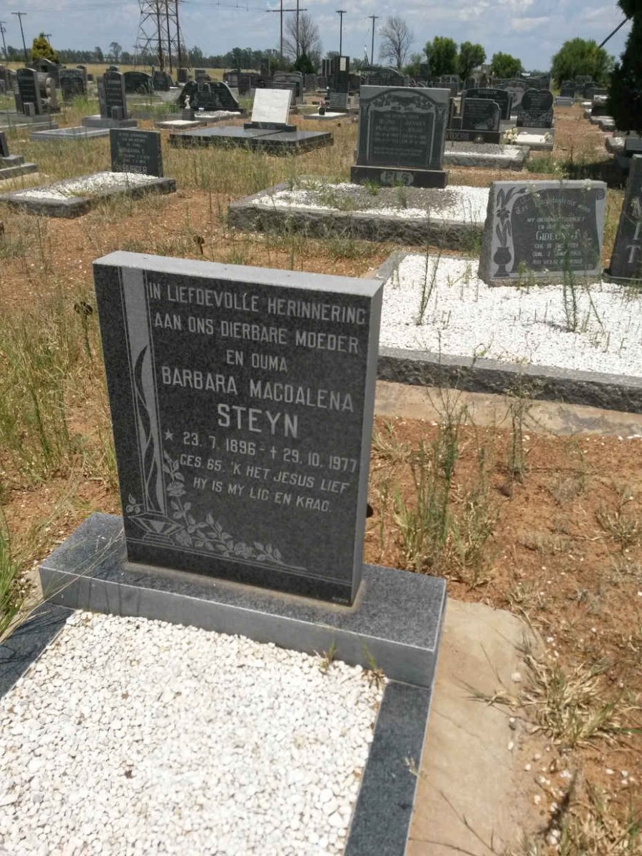 STEYN Barbara Magdalena 1896-1977