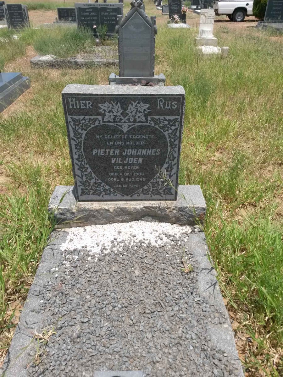 VILJOEN Pieter Johannes nee MEYER 1906-1945