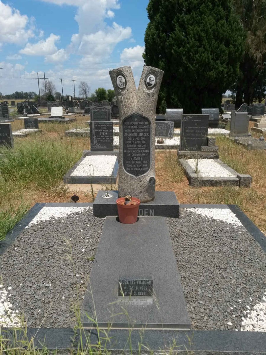 VILJOEN Johannes Jurgens 1906-1957 &amp; Elsabé 1913-1998 :: VILJOEN Suzette 1932-1998