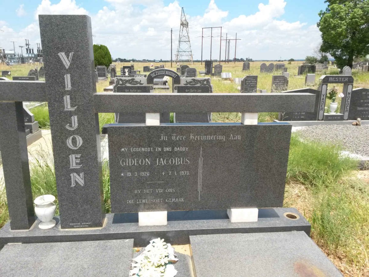 VILJOEN Gideon Jacobus 1926-1973