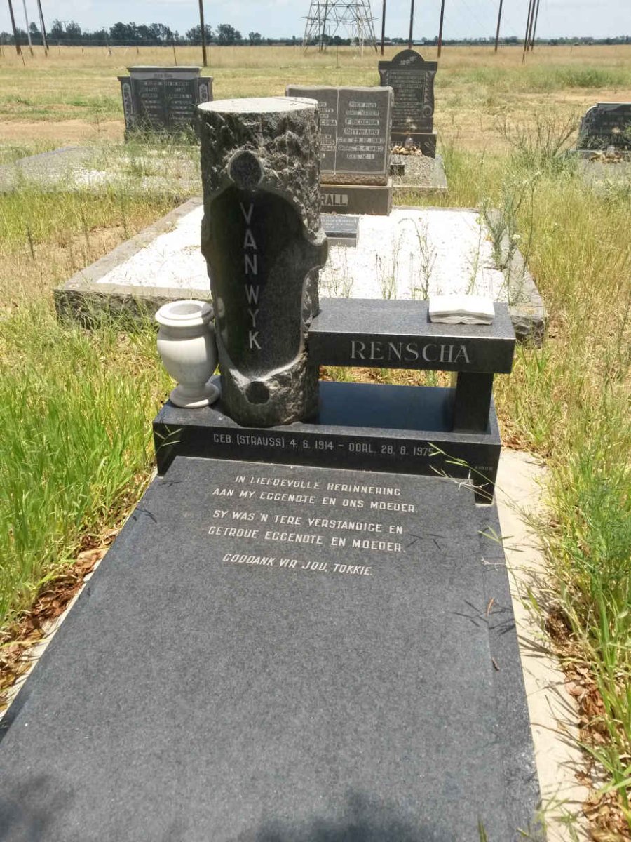 WYK Renscha, van nee STRAUSS 1914-1975