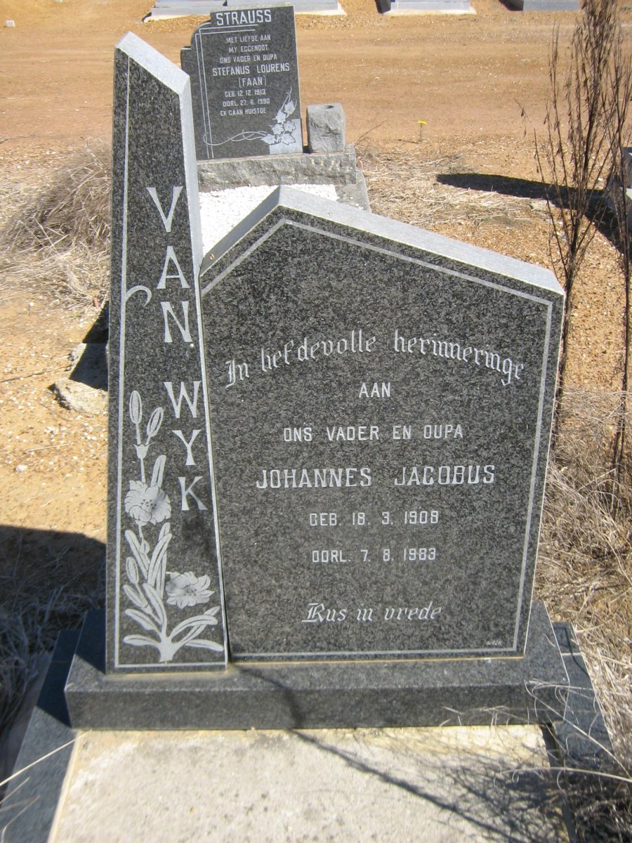 WYK Johannes Jacobus, van 1908-1983