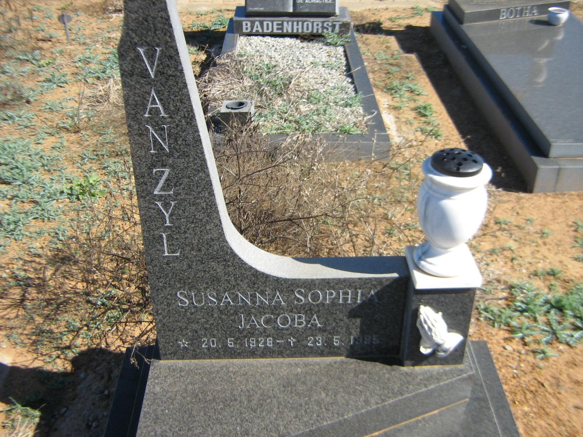 ZYL Susanna Sophia Jacoba, van 1928-1995
