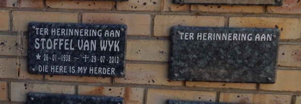 WYK Stoffel, van 1938-2012
