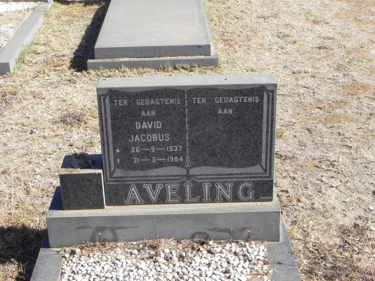AVELING David Jacobus 1937-1984