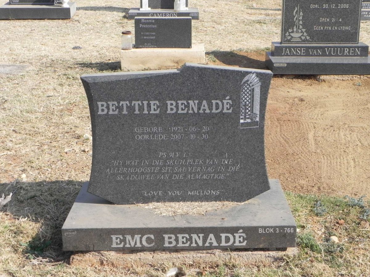 BENADE E.M.C. 1921-2007