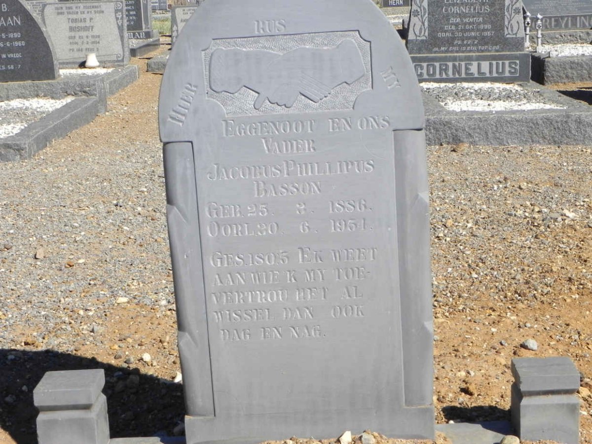 BASSON Jacobus Phillipus 1886-1951