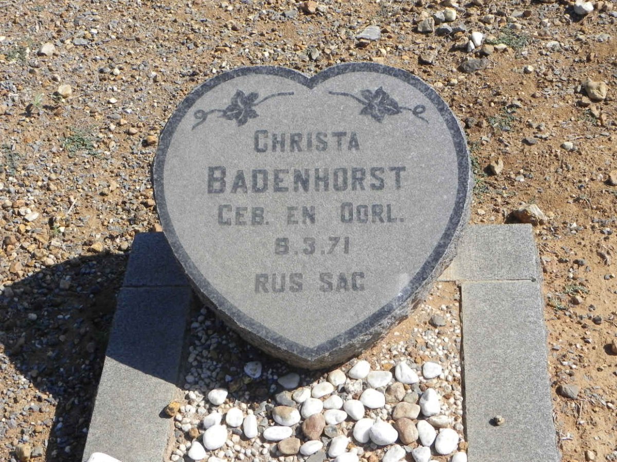 BADENHORST Christa 1971-1971