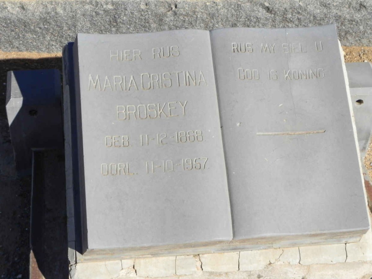 BROSKEY Maria Cristina 1868-1957