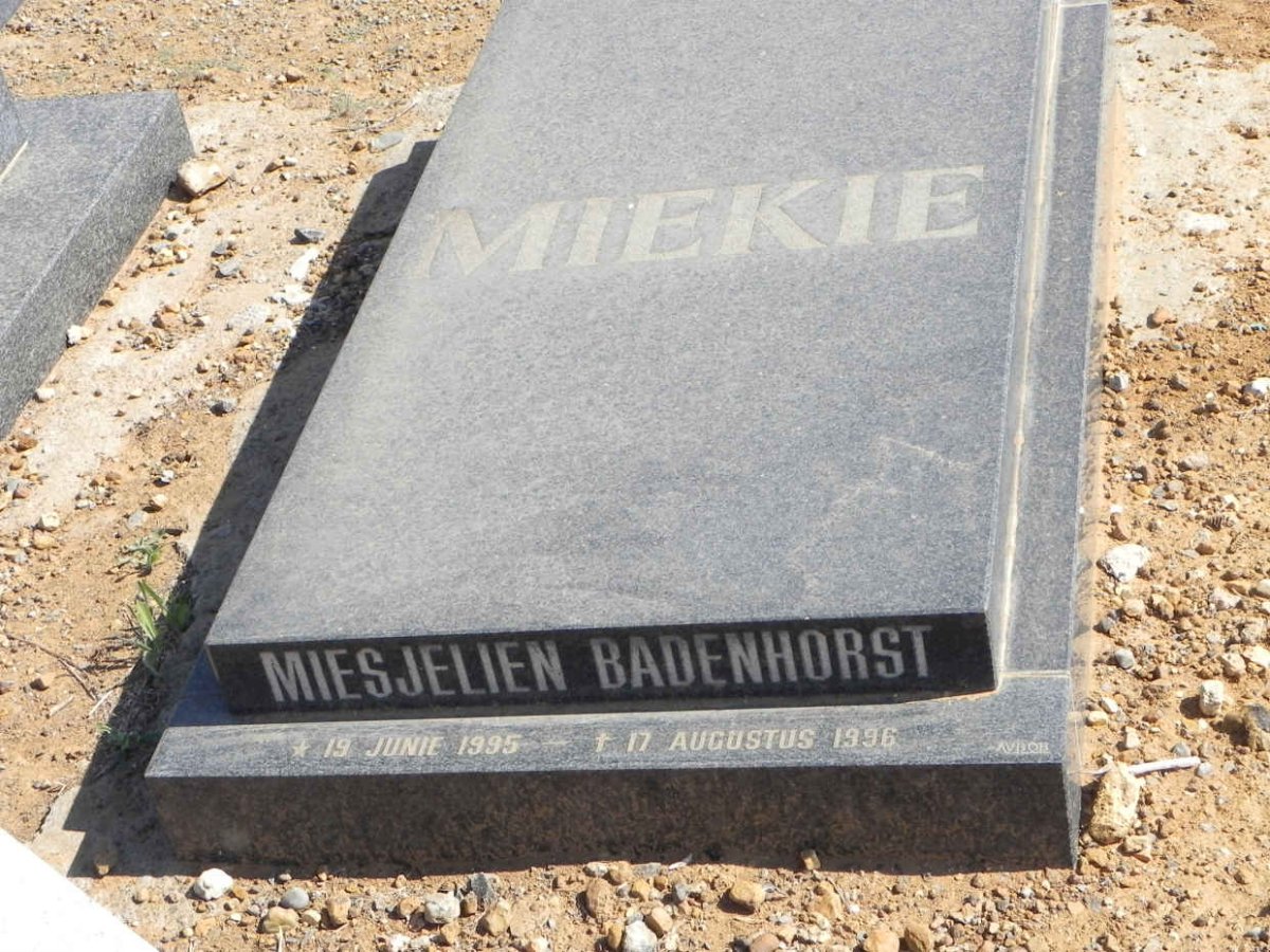 BADENHORST Miesjelien 1995-1996