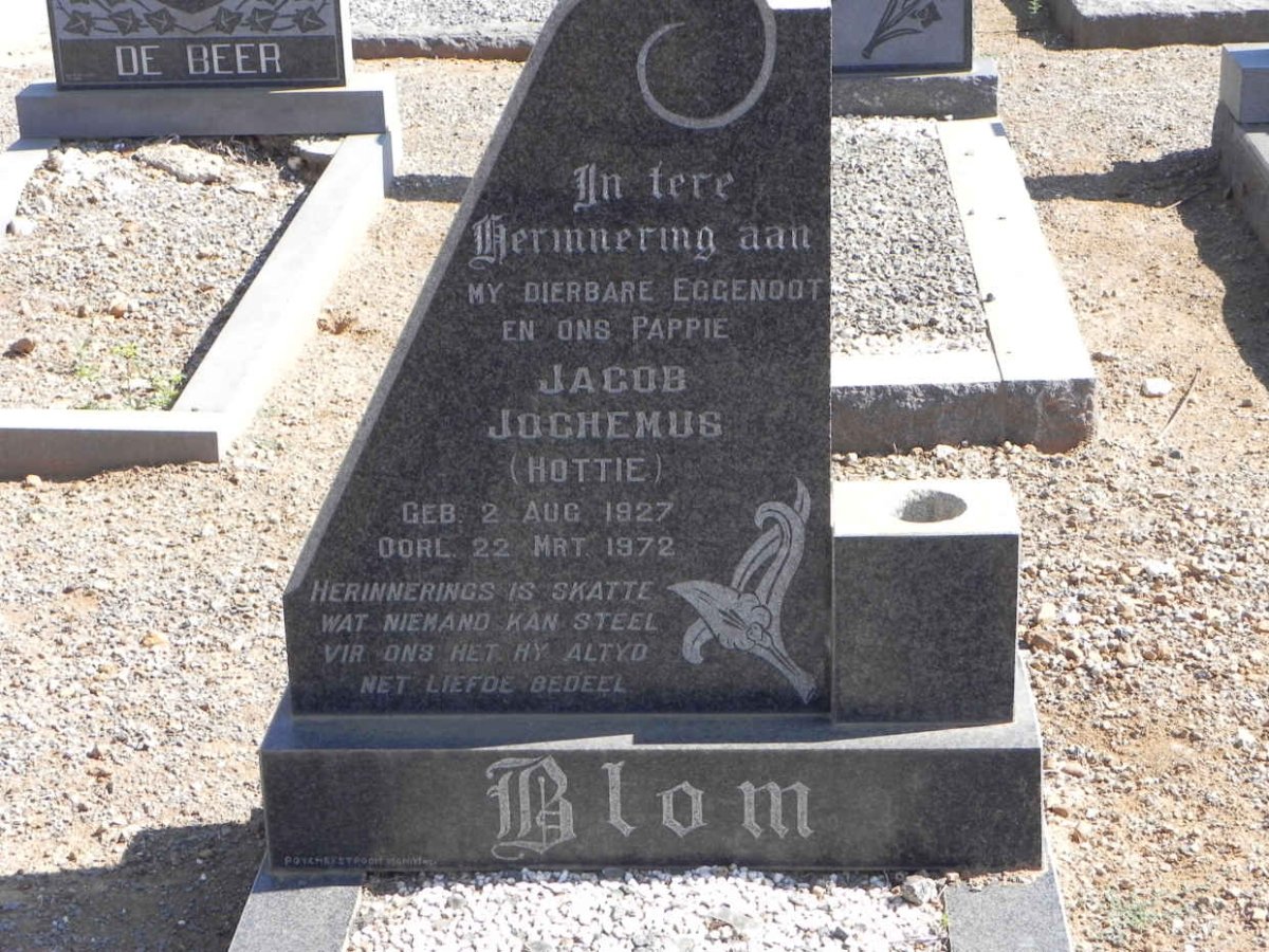 BLOM Jacob Jochemus 1927-1972
