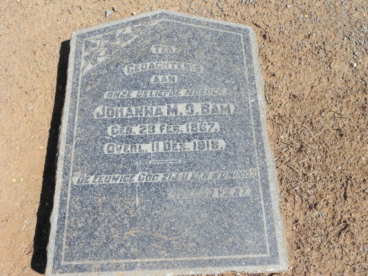 BAM Johanna M.O. 1867-1918