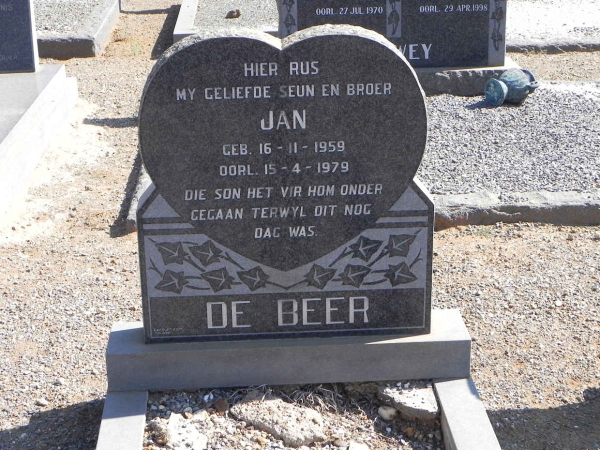 BEER Jan, de 1959-1979