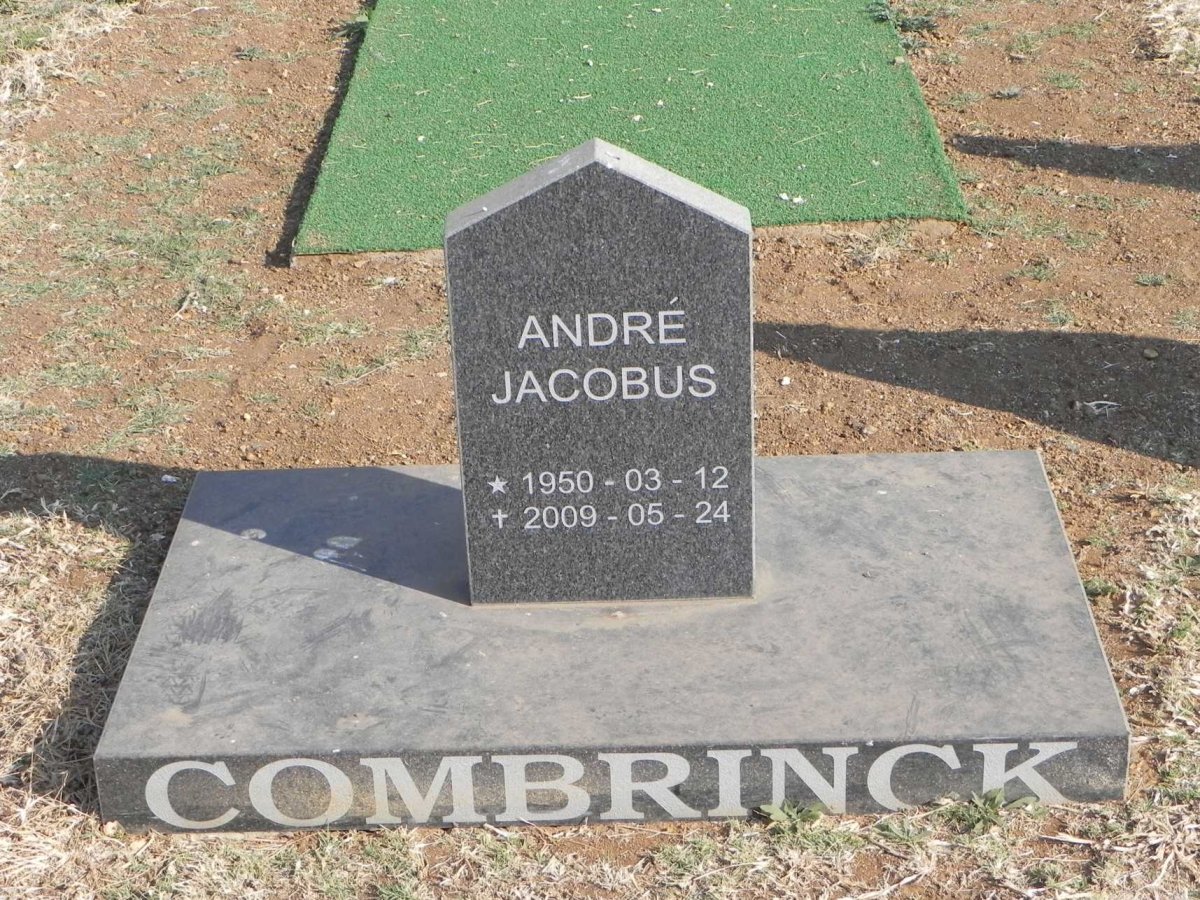 COMBRINCK Andre Jacobus 1950-2009