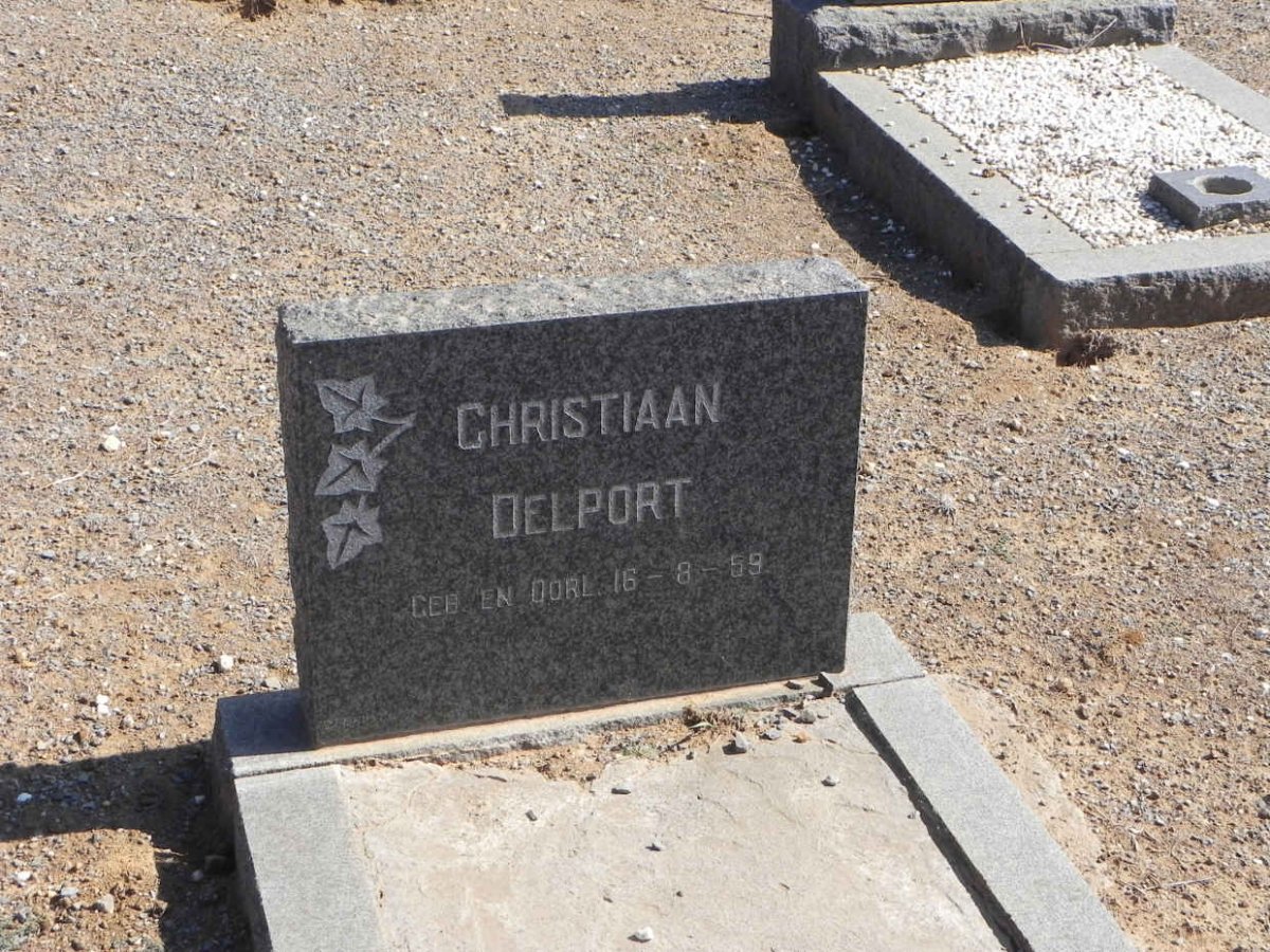 DELPORT Christiaan 1959-1959