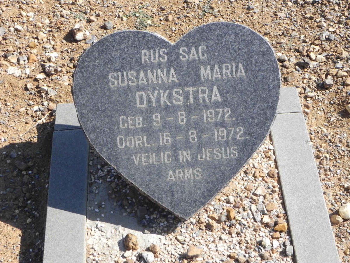 DYKSTRA Susanna Maria 1972-1972