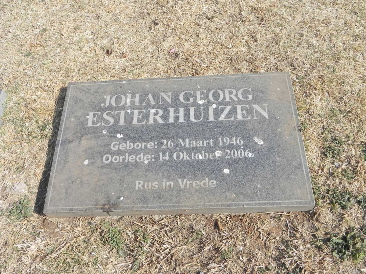 ESTERHUIZEN Johan Georg 1946-2006