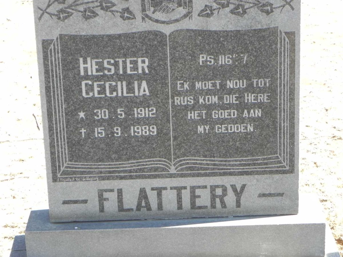 FLATTERY Hester Cecilia 1912-1989