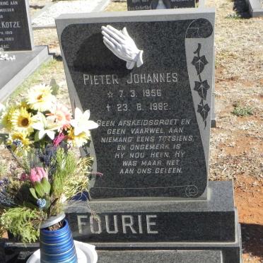 FOURIE Pieter Johannes 1956-1982