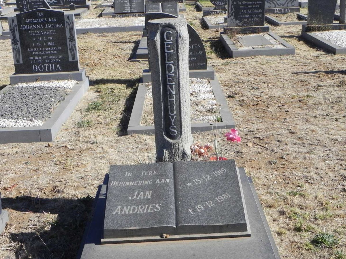GELDENHUYS Jan Andries 1919-1981
